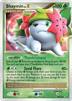 Shaymin LV.X Platinum card