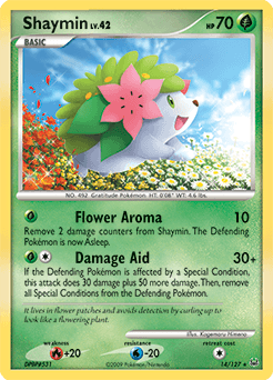 Shaymin Platinum card