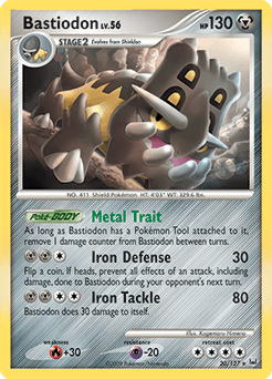 2009 Platinum Bastiodon #20