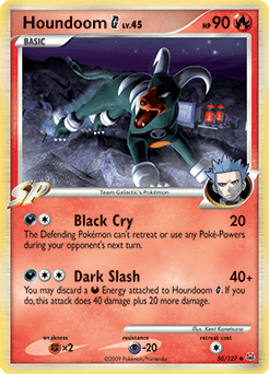 2009 Platinum Houndoom G #50