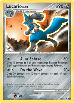 2009 Platinum Lucario #53