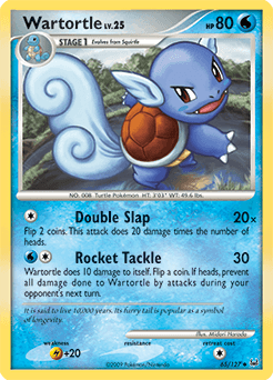 Wartortle Platinum card