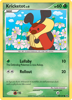 Kricketot Platinum card
