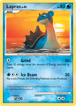 2009 Platinum Lapras #79