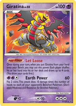 Giratina Platinum card