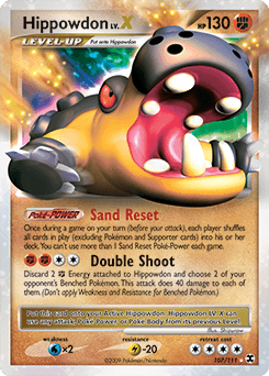 2009 Rising Rivals Hippowdon LV.X #107