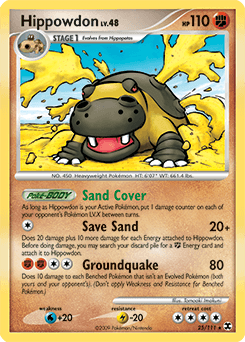 Hippowdon Rising Rivals card