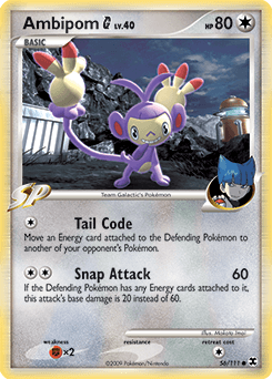 2009 Rising Rivals Ambipom G #56