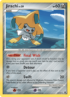 Jirachi Rising Rivals card