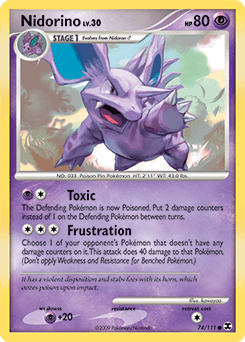 Nidorino Rising Rivals card