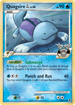 2009 Rising Rivals Quagsire GL #76