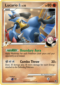 2009 Rising Rivals Lucario GL #8