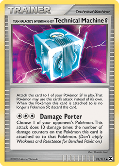 2009 Rising Rivals Team Galactic's Invention G-107 Technical Machine G #95