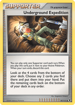 Underground Expedition Rising Rivals card