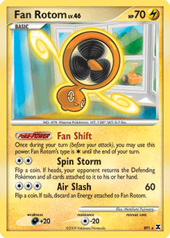 Fan Rotom Rising Rivals card