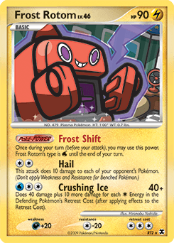 Frost Rotom Rising Rivals card