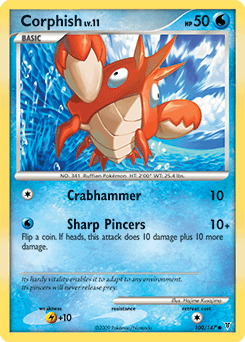 Corphish Supreme Victors card