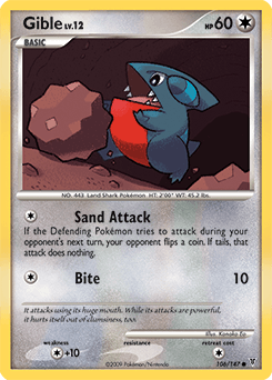 Gible Supreme Victors card