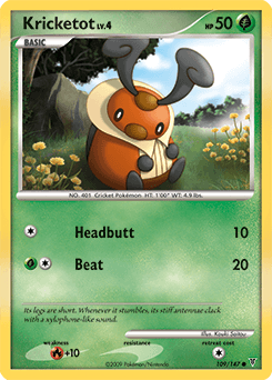 Kricketot Supreme Victors card