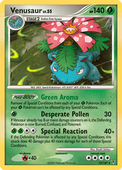 Venusaur Supreme Victors card
