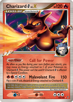 Charizard G LV.X Supreme Victors card