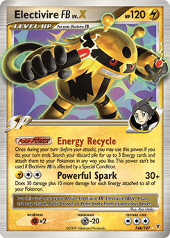 2009 Supreme Victors Electivire FB LV.X #144