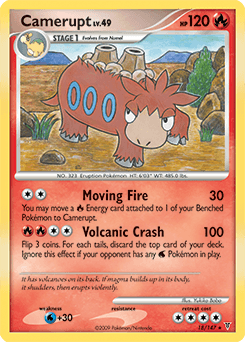 Camerupt Supreme Victors card