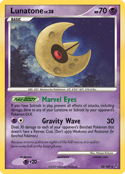 Lunatone Supreme Victors card
