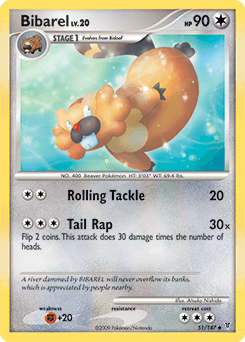 Bibarel Supreme Victors card