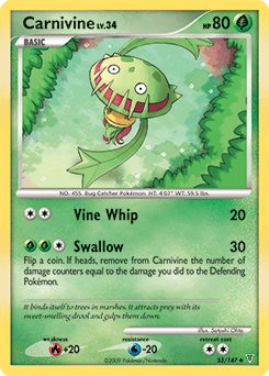 Carnivine Supreme Victors card