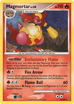 Magmortar Supreme Victors card