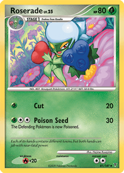 Roserade Supreme Victors card