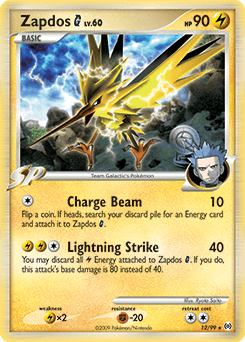 2009 Arceus Zapdos G #12