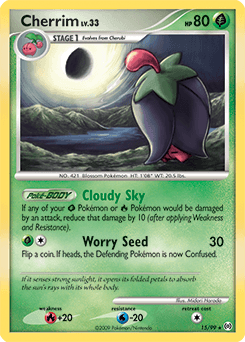 Cherrim Arceus card