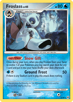 Froslass Arceus card