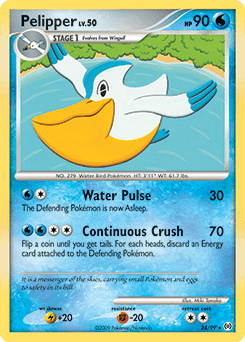 Pelipper δ Arceus card