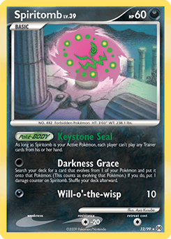Spiritomb Arceus card