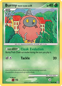 Burmy Trash Cloak Arceus card