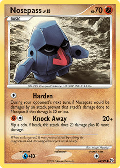 Nosepass Arceus card