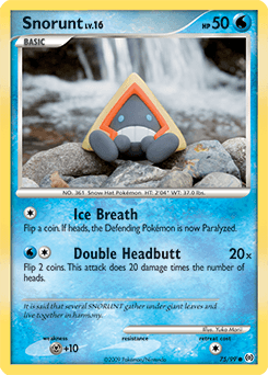 Snorunt Arceus card