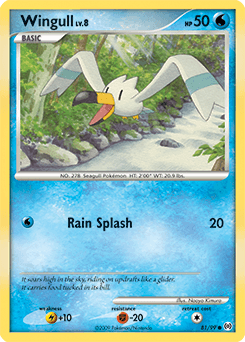 Wingull Arceus card