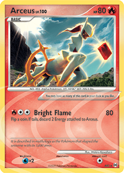 2009 Arceus Arceus #AR3