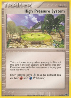 High Pressure System POP Series 3 card