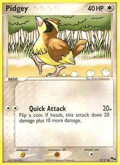 Pidgey POP Series 4 card