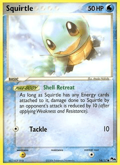 Squirtle POP Series 4 card