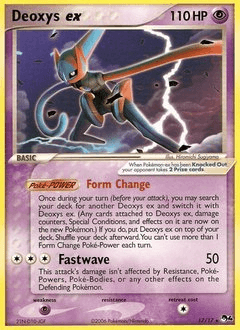 Deoxys-EX POP Series 4 card
