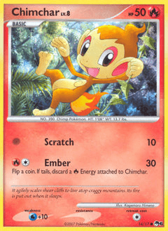 Chimchar POP Series 6 card