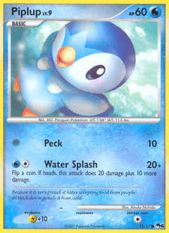 Piplup POP Series 6 card