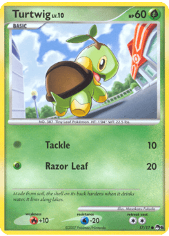 Turtwig POP Series 6 card