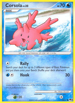 Corsola POP Series 7 card